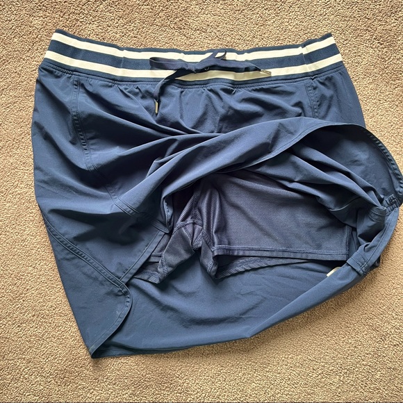 ATHLETA Sonora Striped Skort (Navy) - Picture 4 of 5